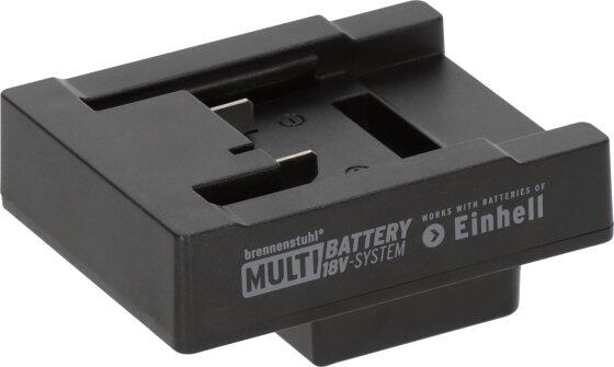 Brennenstuhl Adapter Einhell für LED Baustrahler im brennenstuhl Multi Battery 18V System, schwarz (1172640078)