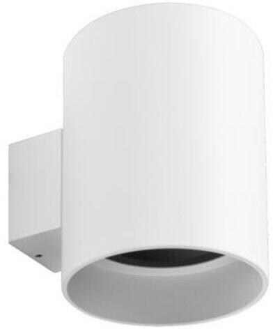 Brumberg M1 Wand-Anbaumodul, rund, Ø 90 mm, Höhe 115 mm, Modulhalterung bündig, weiß struktur/schwarz struktur (45201550)