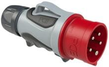PCE CEE-Phasenwender Stecker, 32A, 5p, 6h, IP54, GRIP TT (70253-6tt)