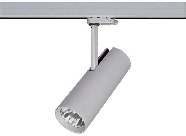 Brumberg LED-Schienenstrahler 230V AC, 50Hz, 32W, CRI > 90, 30°, 3500K, rund, silber (88397685)
