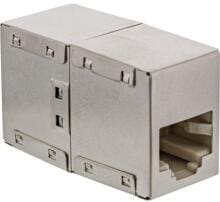 InLine Patchkabelkupplung Cat.5e, 2x RJ45 Buchse, geschirmt (69990)