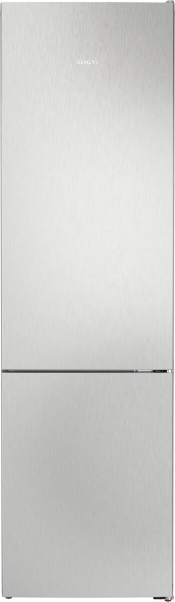 Siemens KG39N2LCF iQ300 Stand Kühl-Gefrierkombination, 60 cm breit, 363 L, hyperFresh, bottleRack, superCooling, Total noFrost, Metall-Optik