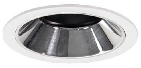 Brumberg BINATO Einbaustrahler, ohne LED-Mdoul, mit Glasabdeckung, Einbautiefe 43 mm, + Höhe LED-Modul, rund, dreh- und schwenkbar, weiß struktur / ch
