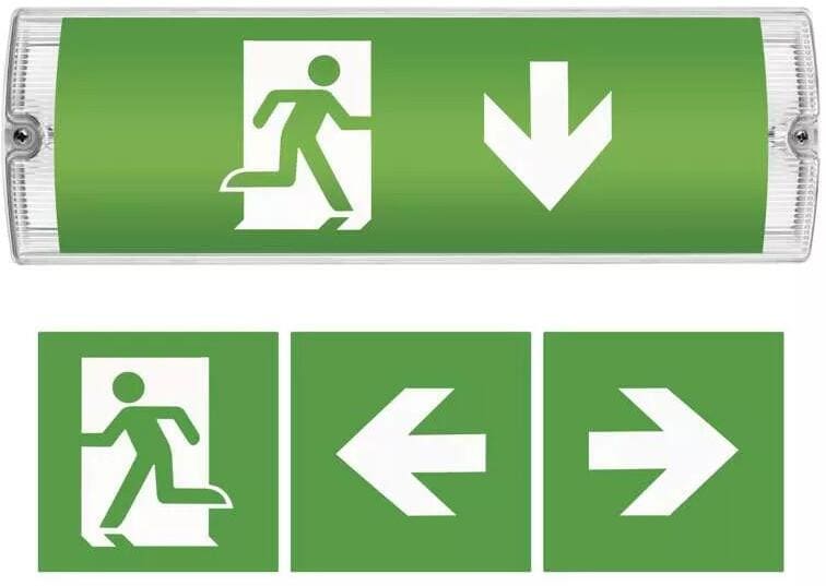 EMOS 1548111000 LED-Notleuchte, 3W, IP65, Kunststoff, weiß