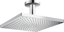 hansgrohe Raindance E Duschkopf 300 1 Strahlart wassersparend mit Deckenanschluss, Metall, 7,4 l/min, 300 x 300 mm, Chrom, (26251000)