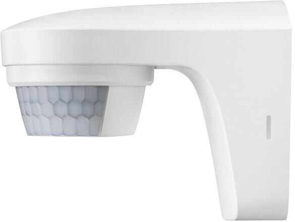 Theben theLuxa S150 WH Bewegungsmelder (PIR) Wandmontage außen IP55, Lichtsteuerung, 150° halbrund, max. 12 m, weiß 1010500