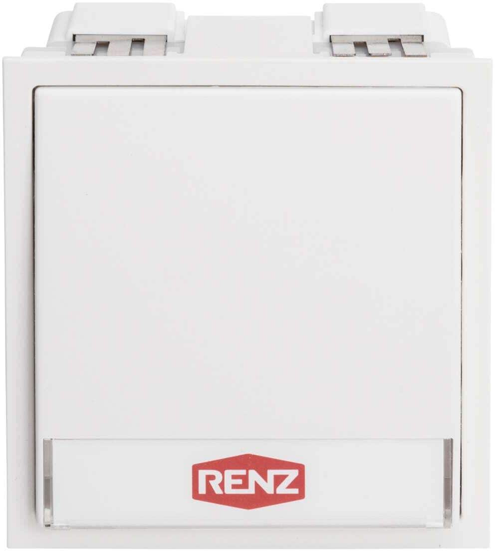 Renz 97-9-85269 ws Klingelmodul, 1 Klingeltaste, weiß