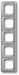 Busch-Jaeger 1725-866K Abdeckrahmen, Pur Edelstahl, 5-fach Rahmen, edelstahl (2CKA001754A4321)