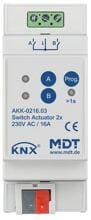 MDT AKK-0216.03 Schaltaktor 2-fach, REG, 230VAC, 16A