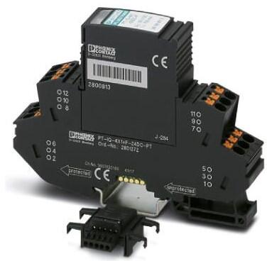 Phoenix Contact PT-IQ-4X1+F-24DC-PT Überspannungsschutz, 21V, 10kA, 0,7A (2801272)