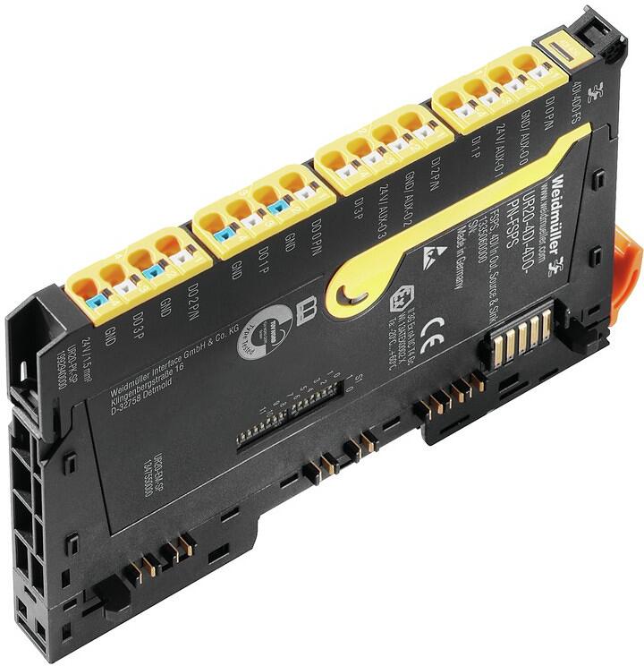 Weidmüller UR20-4DI-4DO-PN-FSPS-V2 Remote-IO-Modul, IP20, Safety ...