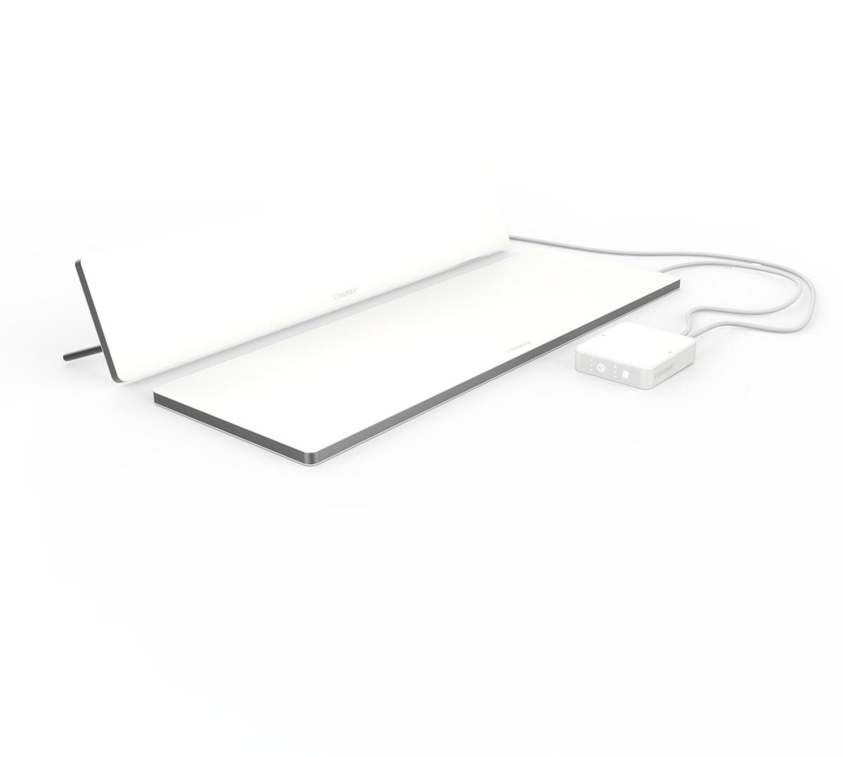 Etherma LAVA-DESK-ZONE-W Arbeitsplatzheizung, Set bestehend aus LAVA-DESK TOP & SUB, 230V, weiß (46380)