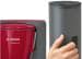 Bosch TKA6A044 Kaffeemaschine mit Filter, 1200W, Aromaschutz-Glaskanne, Individuelles Auto-off, große Kannenöffnung, rot