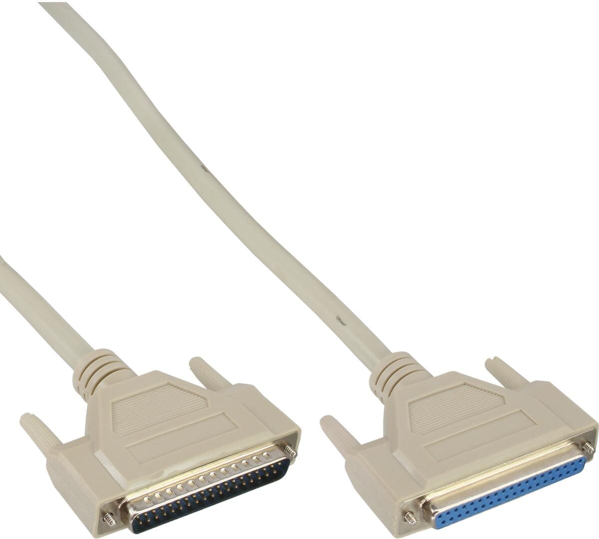 InLine Serielle Verlängerung, 37pol Stecker / Buchse, 1:1 belegt, 1m (37137)