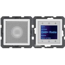 Berker 30806089 Radio Touch mit LS DAB+ BT Q.x, Polarweiß Samt
