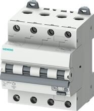Siemens 5SU1346-6FP16 FI/LS-Schalter, 6 kA, 4P Typ A, 30 mA, B-Char, In: 16A Un: 400V