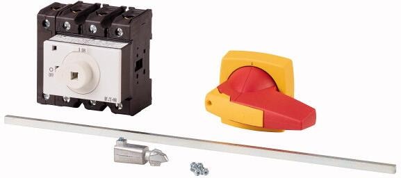 Eaton P3-63/M4/K2-PR/N Hauptschalter, P3, 63 A, Zwischenbau, 3-polig + N, NOT-AUS-Funktion, abschließbar