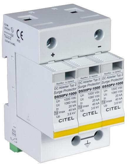 Citel DS50PVS-1000 Überspannungsschutz für Photovoltaik Typ 2 (480301)