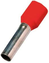 Intercable ICIAE112 Aderendhülse DIN46228T4, 1qmm, 12mm, verzinnt, rot (180752)