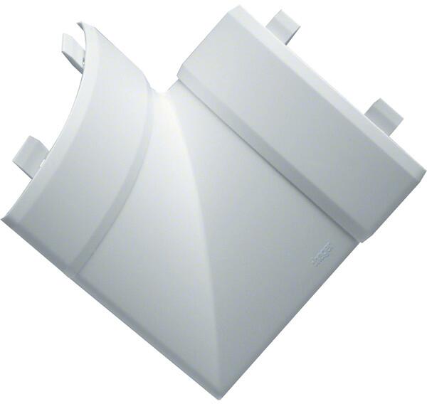 Hager EK4004059016 Flachwinkel schnittkaschierend zu Eckkanal EK 40x40mm verkehrsweiß