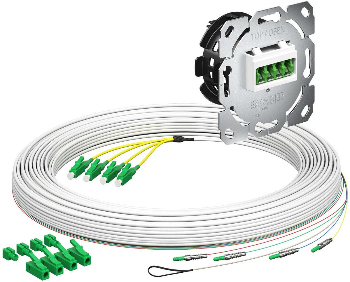 Kaiser Glasfaser-Teilnehmeranschluss GfTA E3S, 20m (4250026)