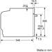 Bosch HND271AS63 EEK: A Einbauherd-Set mit Glaskeramikkochfeld (HEA171BS2+NKN645GA2E), 60 cm breit, 71 L, Kindersicherung, Zweikreis-Zone und Röstzone, Edelstahl