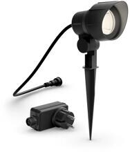 Philips Bodenspots/Erdspieße, 6W, 220-240V, 600lm, 2700K, schwarz (929003261901)