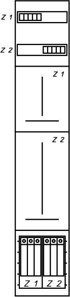 Eaton ZSD-Z19A1073 Zählerfeld, 1-feldrig, vorbereitet, Version Z19A1073 (230814)
