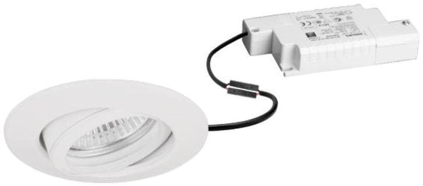 Brumberg LED-Einbaustrahler 230 V AC, 50 Hz, 6 W, 38°, dim2warm, 3.000 K - 1.800 K, CRI>, weiß (39373173)