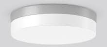 RZB Decken- und Wandleuchte FLAT SLIM round, Dekorative runde LED Anbauleuchte, 13...26 W, silber (312629.004)