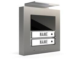 M-E ADV-1020-S Audio Außenstation ALU 2-Familienhaus, silber (AP) (41317)