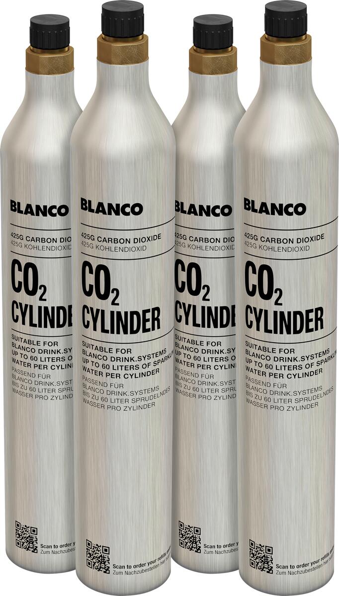 Blanco Starterkit CO2-Zylinder 4er Set (526138) Elektroshop Wagner