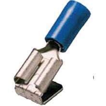 Intercable ICIQ2FHA isolierter Steckverteiler, 1,5-2,5mm², 6,3x0,8mm, blau, 100 Stück (180903)