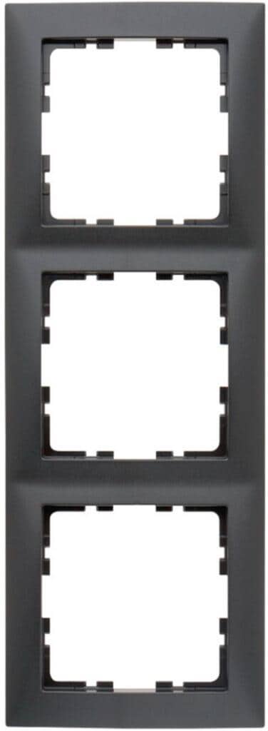 Berker 10139949 S.1 Rahmen, 3-fach, anthrazit matt