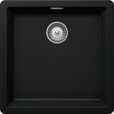 Schock Greenwich N-100-U Granitspüle mit Ablauffernbedienung, Cristadur, Becken mittig, Puro (GREN100UPUR)