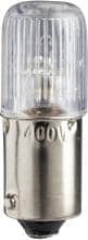 Schneider Electric DL1CF110 Glimmlampe, für Befehls- und Meldegeräte, BA 9s, 110-130V, 2,6W, transparent