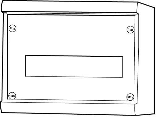 ABN A12A AMIGO Kleinverteiler-AP 1x12(+2) TE -IP30-