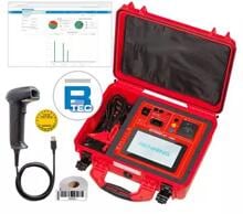 Benning ST 760+ BTEC-SET, Gerätestester-BTEC-Set inkl. Benning ST 760+, BTEC Smart 1 Jahr Prepaid, Barcodescanner, Barcodeetiketten Satz 1, Prüfplaketten, Kalibrierzertifikat (10238250)