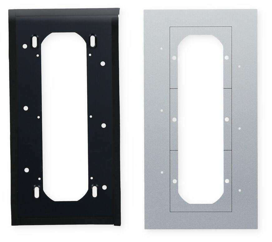 Gira 129800 Montageplatte für Türstation 3fach, Türkommunikations-Systeme