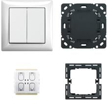 Busch-Jaeger 6716 UJ-914 Friends of Hue smart switch Komplettset, Busch-balance® SI, drahtlos, alpinweiß (2CKA006710A0019)