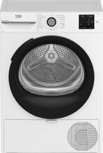 Beko BM3T38220X EEK: D 8kg Wärmepumpentrockner, 60 cm breit, 15 Programme, Kindersicherung, Sonsor-Trocknung, Digitales Display, weiß