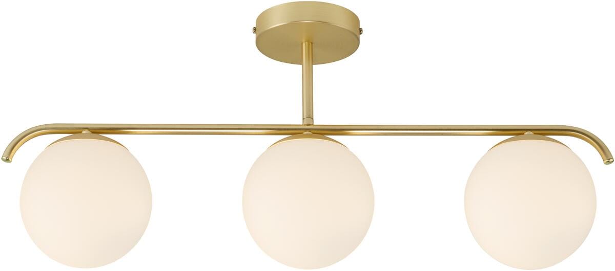 Nordlux Grant 3x15 Pendelleuchte, 3x25 Watt, E14, IP20, Messing (2010583035)