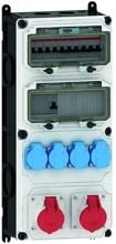 Bals VARIABOX-XL Wandverteiler, IP44, 4xSCHUKO-Steckdosen, 2CEE16A, grau (891189