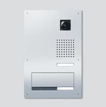 Siedle F CL BD2V130 01 B-01 Durchwurfbriefkasten-Funktionseinheit Video, Siedle Classic, In-Home-Bus, True Day/Night Kamera mit IR, 1 Ruftaste mit beleuchtetem Namensschild, IP54, IK10 edelstahl gebürstet (210007718-01)