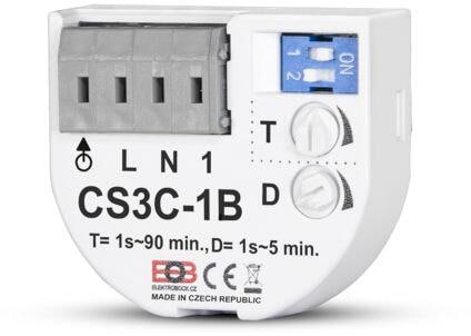 Elektrobock CS3C-1B Zeitschalter, Unterputz, Weiß