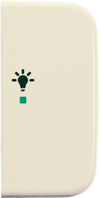 Busch-Jaeger 6231-22-212 Wippe 2-fach rechts, mit Symbol "Licht", passend zu Reflex SI, free@home, weiß (2CKA006220A0097)