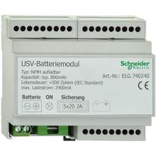 Elso ELG740240 Batteriemodul ohne Netzteil für USV Netzteil für DIN-Schiene 6 PLE, Sigma/WC-Ruf
