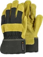 Ejendals AB Tegera 35 Strapazierfähiger Qualitäts-Lederhandschuh, Größe 10, gelb/grau (35-10)