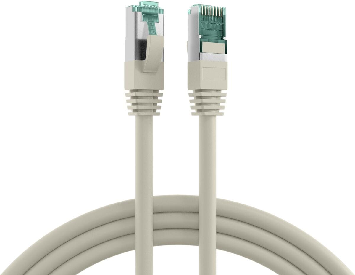 EFB-Elektronik RJ45 Patchkabel Cat.6A S/FTP LSZH, 2m, grau (MK6001.2G)