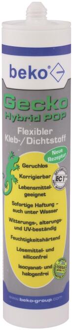 beko FoodLine Gecko Hybrid PopKleb-/Dichtstoff, 290ml, schwarz (2453102)